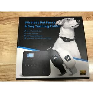 Peket Wireless Pet Fence Wireless Rechargeable Waterproof Dog Training Collar